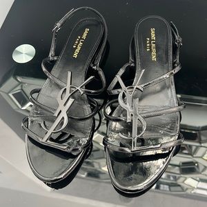YSL sandals in black